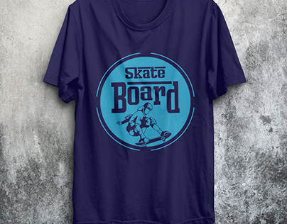 skate boarding tshirt design