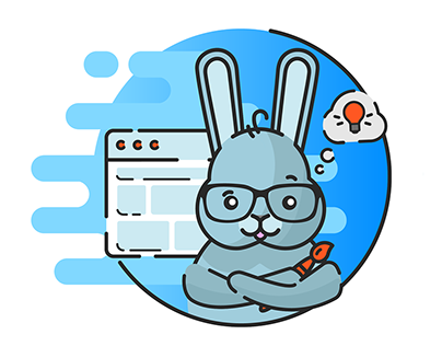 Rabbits -Web Studio Mascots