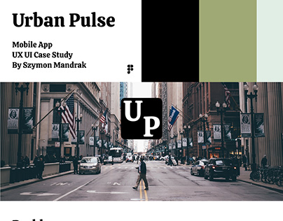 Urban Pulse UX/UI Case study