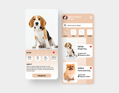 Pet Food and Accessories App | UIUX Design