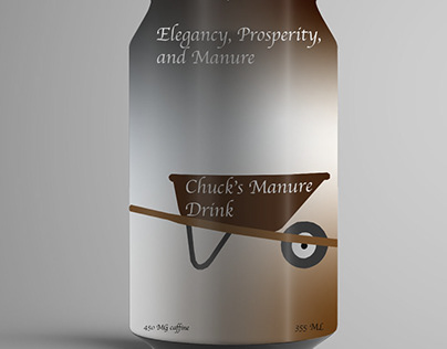 Chucks Manure Soda Can