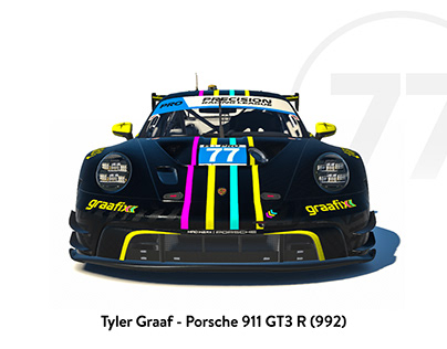 2024 Tyler Graaf Porsche 911 GT3 "Stealth" Livery