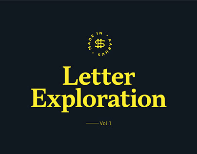 Letter Exploration—Vol.1