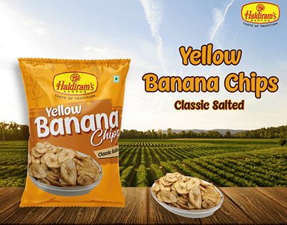 Haldiram! Banana Chips Packaging