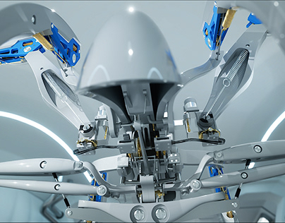 Project thumbnail - Festo Bionic WheelBot_Alias Modeling