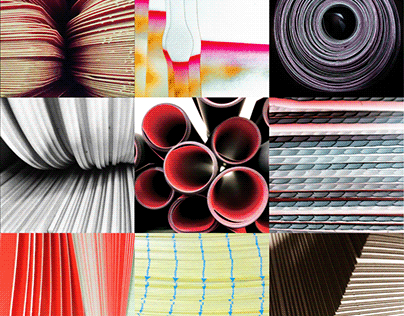 Print organized in patterns
