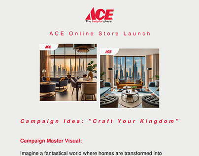Project thumbnail - ACE ( online Store lunching concept)