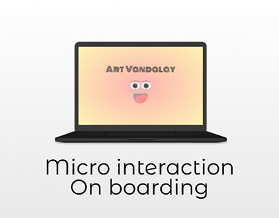 Project thumbnail - Onboarding (Micro interaction)