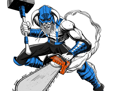 Viking Logo Mascot Design