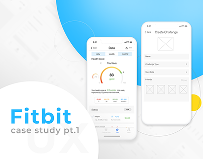 Fitbit Health Tracking App UX Case Study