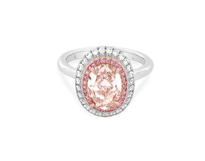 Gorgeous Tiffany Pink Diamond Ring
