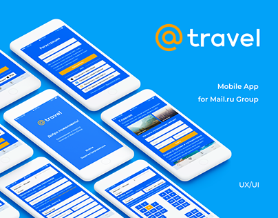 @Travel - UX/UI Mobile app for Mail.ru Group