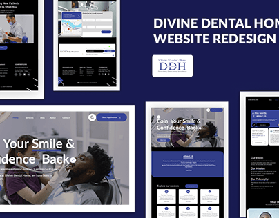Divine Dental Home Website Redesign