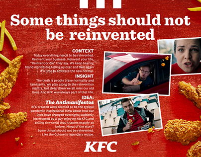 KFC. Anti manifestos