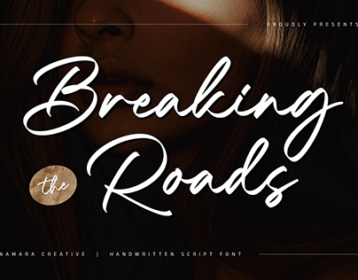 Breaking Roads - Handwritten Script Fonts