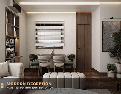modern reception | Make your home an extension of you
