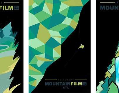 Mountain Film Poster Illustrations