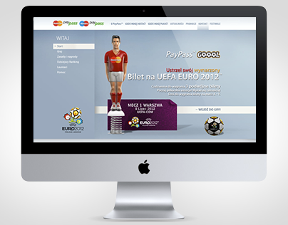 Mastercard Paypass Gool Website / Game