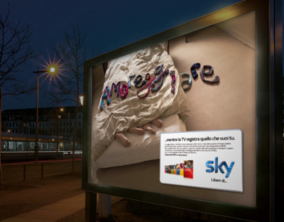 SKY TV Rebranding Campaign Italy