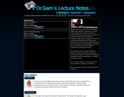 Dr.Siam`s Lecture Notes