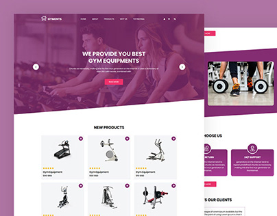 Gyments – Gym HTML Template