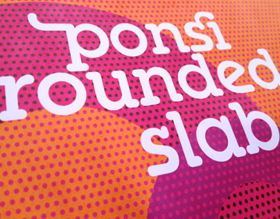Free Font Ponsi Rounded Slab Regular by TypeFaith*Fonts