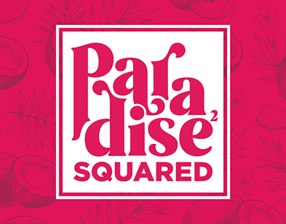 Paradise Squared Logo and Package Design