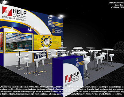 Help College 6x6 Exhibition Booth