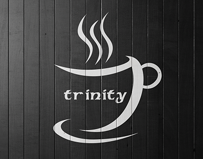 Logo & FB cover design for a coffee shop called Trinity
