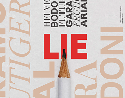 Lie - Blank Poster Design