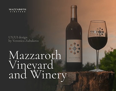 Mazzaroth Vineyard and Winery website redesign