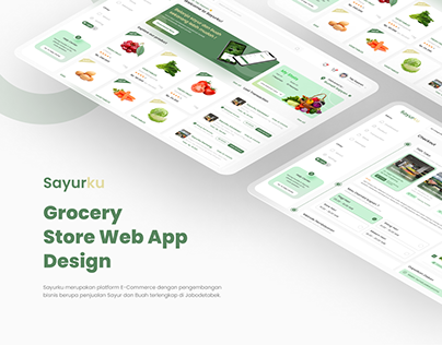 Sayurku - Grocery Store Web App Design