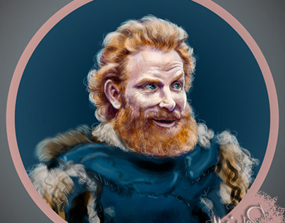 Game of Thrones Fan Art digital portrait Tormund