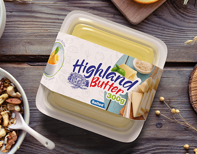 "Highland Butter" new Logo and Packaging