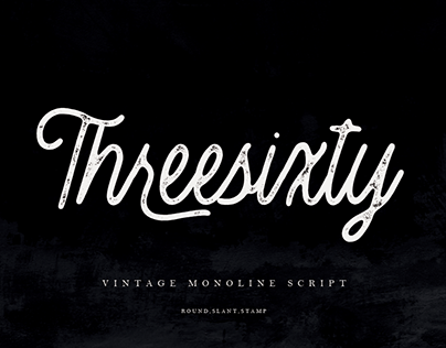 Threesixty - Vintage Monoline Script