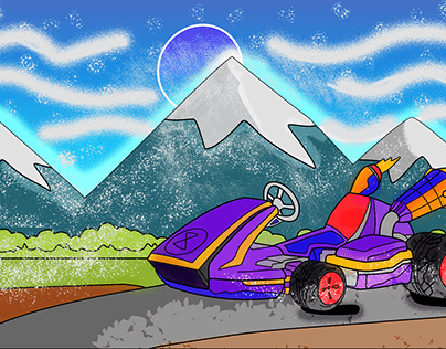 ilustración Mario Kart