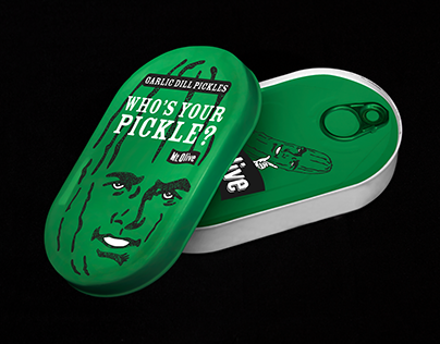 Packaging design of Mt. Olive pickles