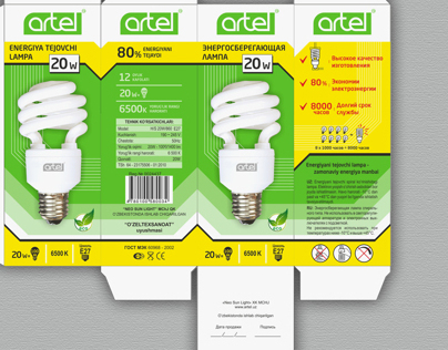 Outdoor & print design for "Artel" and "Akfa"trade mark