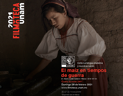 Material gráfico para la Filmoteca UNAM