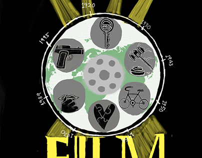 Book cover for a film course