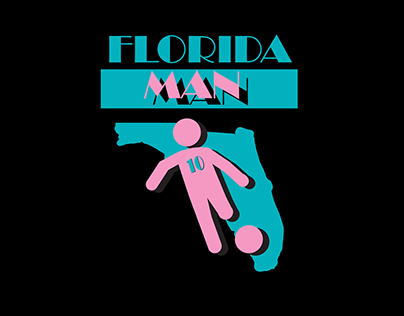 Messi Miami Vice Mashup T-Shirt Design