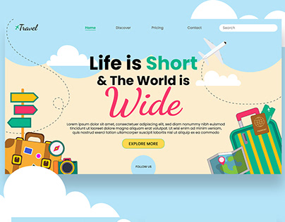 Travel Agency Landing Page and More