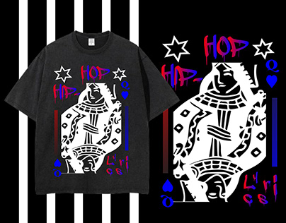 Rap-tee 90s old-school bootleg t-shirt design.