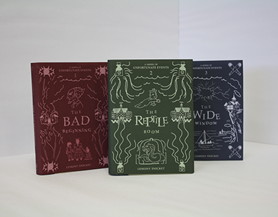 a series of unfortunate events BOOK COVERS