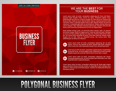 Polygonal Business Flyer