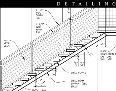 Stair Railing Detailing Services Provider