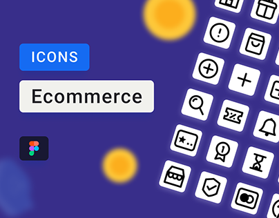 Project thumbnail - E-commerce Line Style Icons