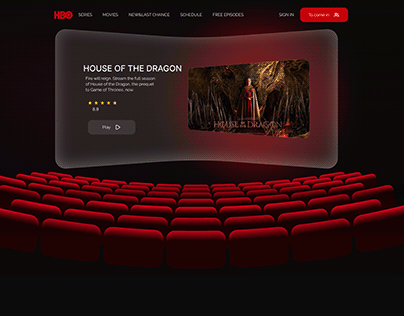 HBO website redesign