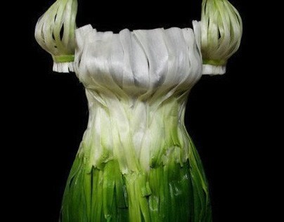 Vegetable prom dress