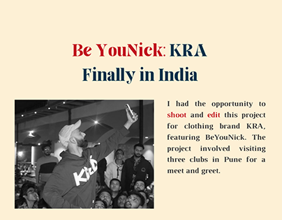 Be YouNick: KRA Finally in India
